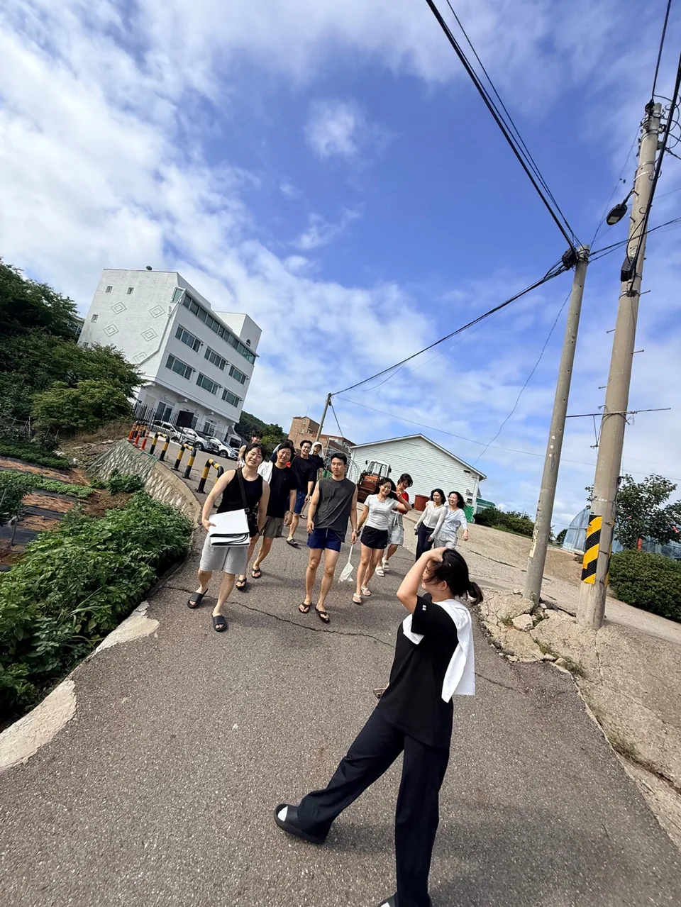 Lab members enjoying an outing during the summer retreat