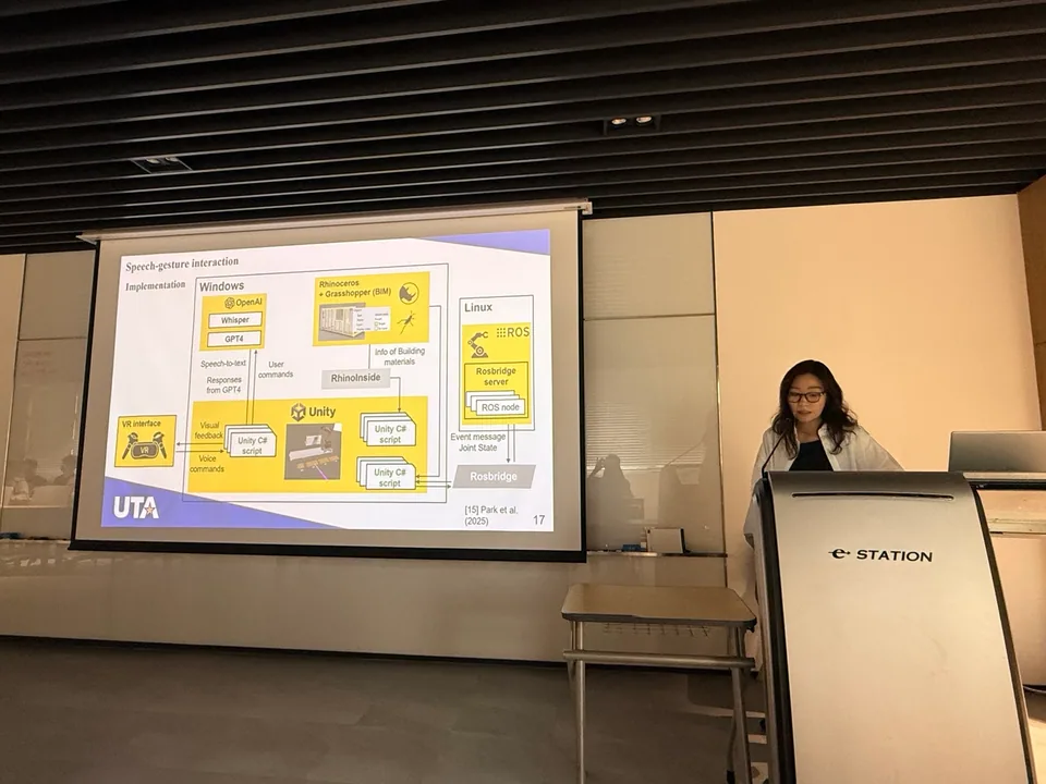Prof. 박소민 (University of Texas, Arlington) — Intuitive Interaction between Human Workers and Co-Robots in Construction