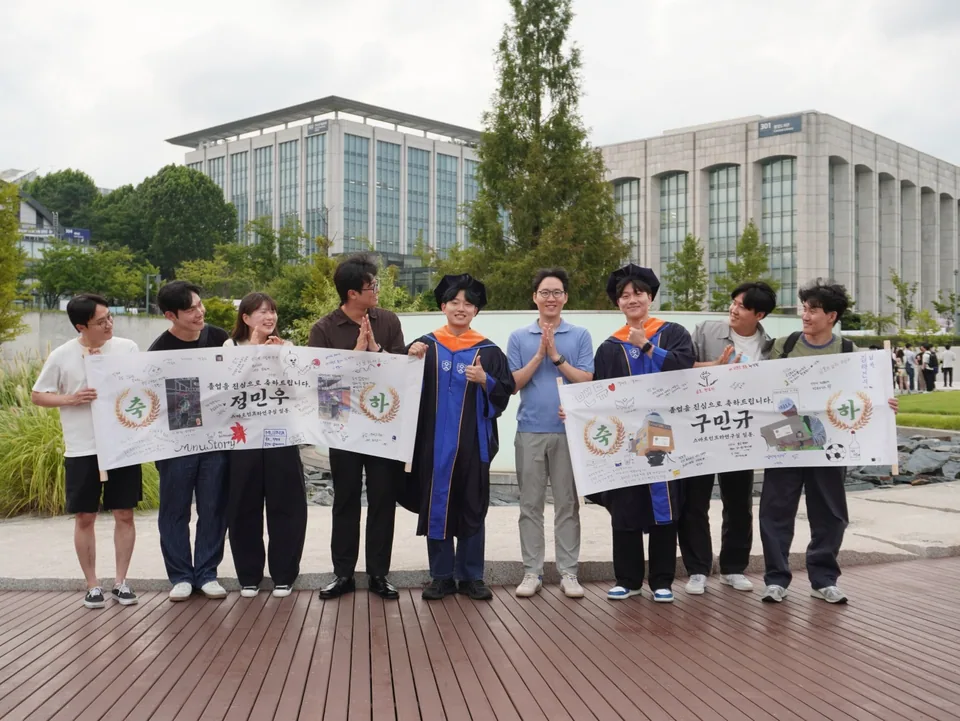 Congratulations to Minkyu Koo and Minwoo Jeong on their master graduation!!