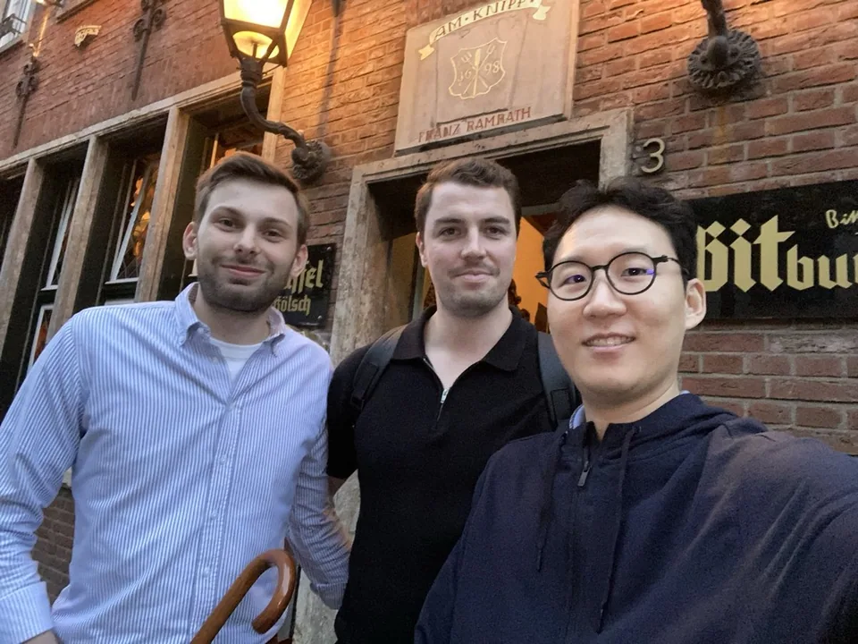 Meeting fellow researchers during the visit