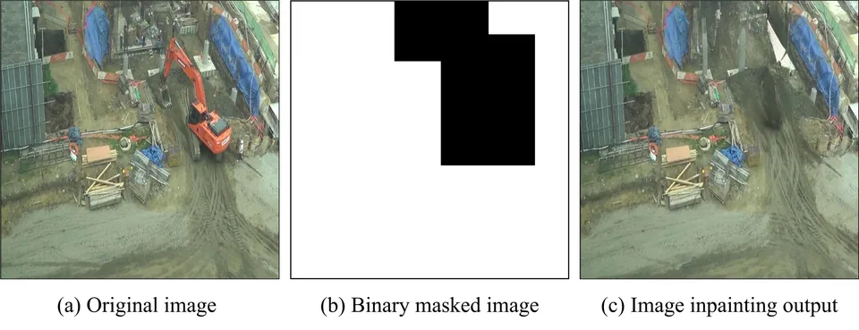 Figure 3. Image inpainting process